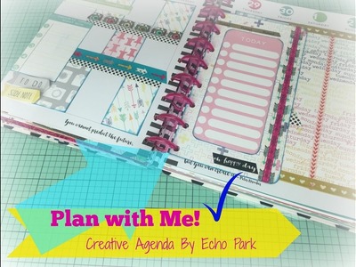 Plan With Me: Happy Planner Sept 26th - Oct. 2nd Creative Agenda by Echo Park