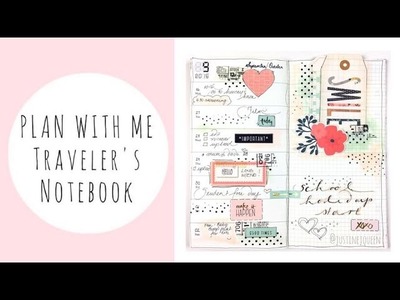 PLAN WITH ME | TRAVELERS NOTEBOOK PLANNER