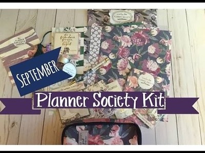 Planner Society September Kit | Unboxing