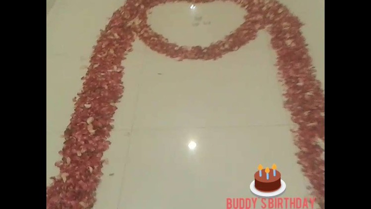 Room decoration anniversary decor in lahore by Buddy's birthday planner +92 312 4626252