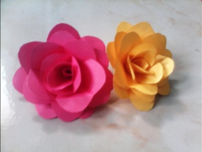 Rose Flower Origami Easy Tutorial Step By Step - New Rose Craft