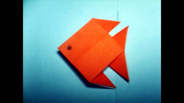 Simple Paper Fish Origami Easy For Kids