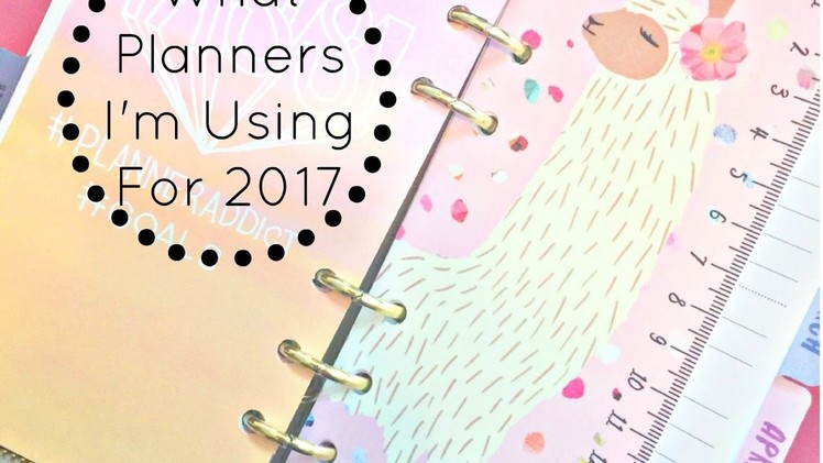 2017 Planner Line-Up Happy Planner and Recollections Planners