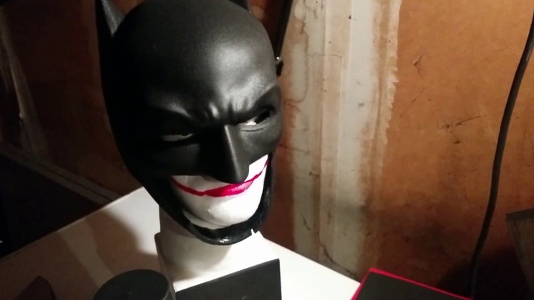 Batman Cowl build complete (parts 1&2) DIY mask
