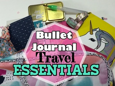 Bullet Journal Travel Essentials | What's in my Planner Bag Update | I'm A Cool Mom