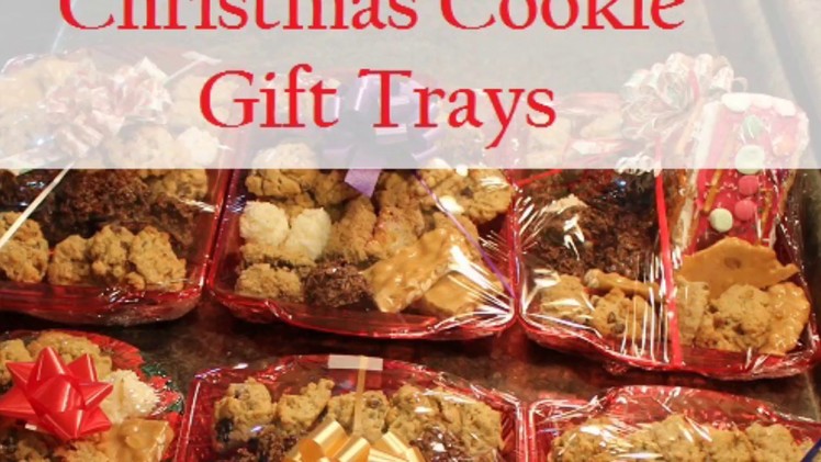 Christmas Cookie Gift Trays