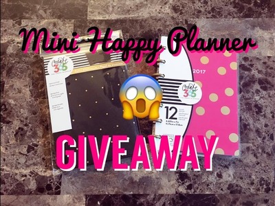 ***CLOSED*** GIVEAWAY. Mini Happy Planner + Accessories