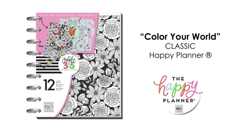 'Color Your World' Happy Planner Preview - CLASSIC