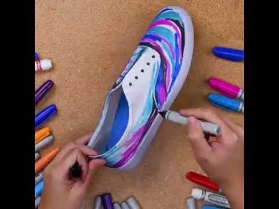 DIY Galaxy Shoes!