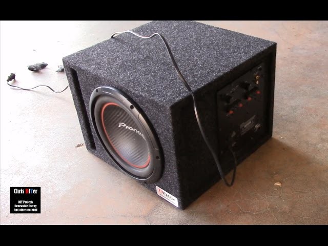 DIY install: Dayton Audio SA-70 subwoofer amp into a BBox enclosure