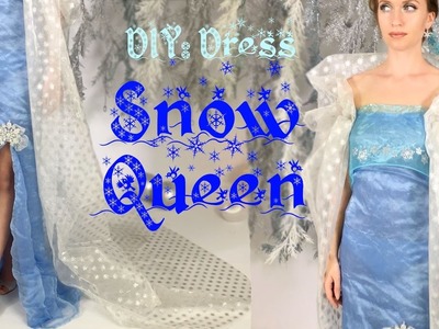 DIY: The Snow Queen Costume - NO SEWING! + Makeup & Hairstyle! ➻4A