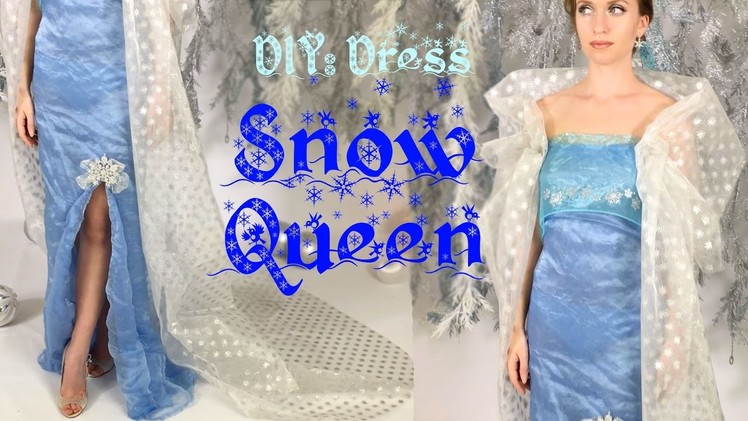 DIY: The Snow Queen Costume - NO SEWING! + Makeup & Hairstyle! ➻4A