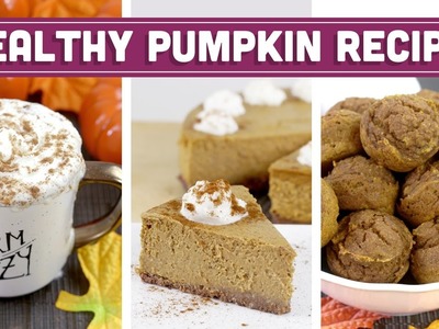 Healthy Pumpkin Recipes for Fall, Thanksgiving & Christmas! Cheesecake, PSL & more - Mind Over Munch