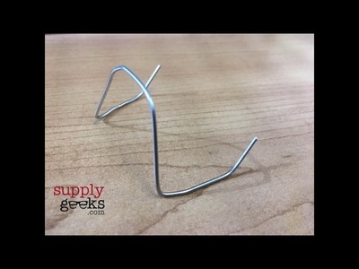 How to make a DIY paperclip phone stand - SupplyGeeks
