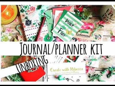 Journal.Planner Kit from Create With Rebecca | Unboxing