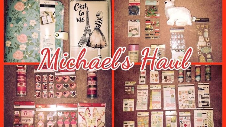 MICHAELS HAUL-New Valentines and Planner Goodies!