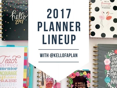 My 2017 Planner Line Up