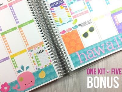 One Kit – Five Cards | Doodlebug Design | Bonus: Plan with Me Planner Video