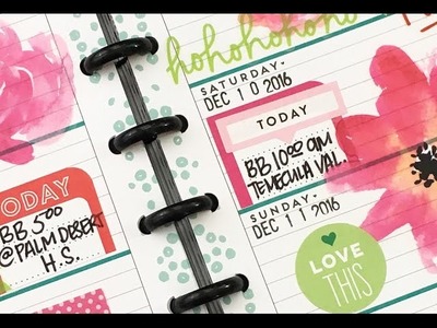 Plan With Me: December 5-11, 2016 {mini Happy Planner™ Style}