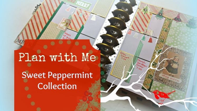 Plan with Me: Happy Planner December 5th-11th Sweet Peppermint Collection!