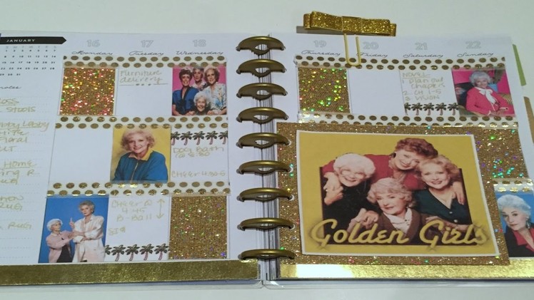 PLAN WITH ME | HAPPY PLANNER | Golden Girls Theme!