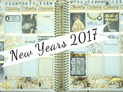 Plan With Me. New Years. Erin Condren Planner