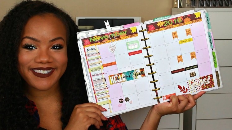 Plan With Me: The Happy Planner | November 2016