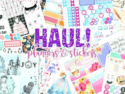 Planner & Sticker Haul! Prepping for 2017
