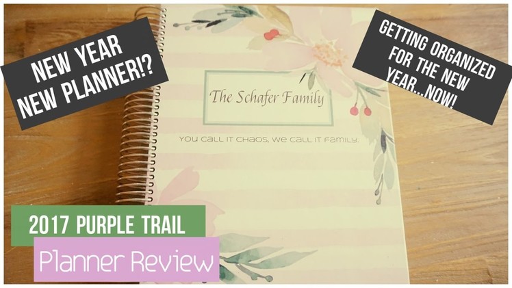 Purple Trail Planner Review - New Year, New Planner!? - Get Organized Now!