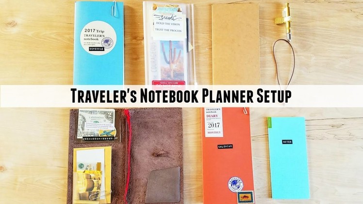 Traveler's Notebook Daily Planner Setup (2017)