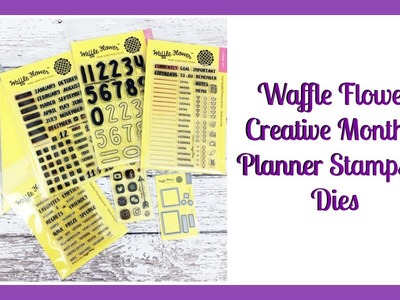 Waffle Flower Creative Monthly Planner Stamps & Dies