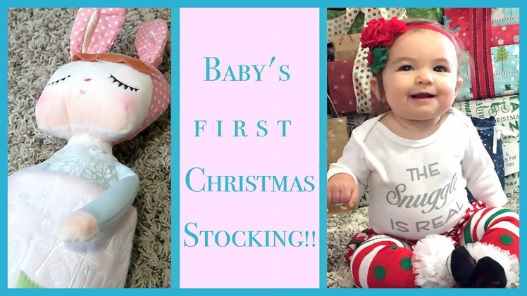BABY'S FIRST CHRISTMAS STOCKING!