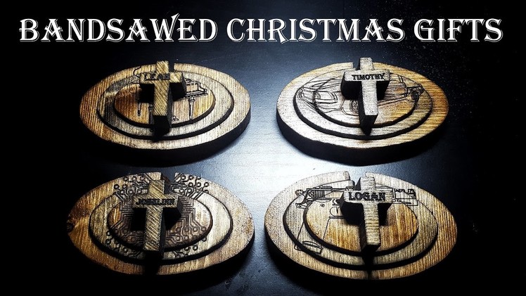 Bandsawed & Lasered Christmas Gifts