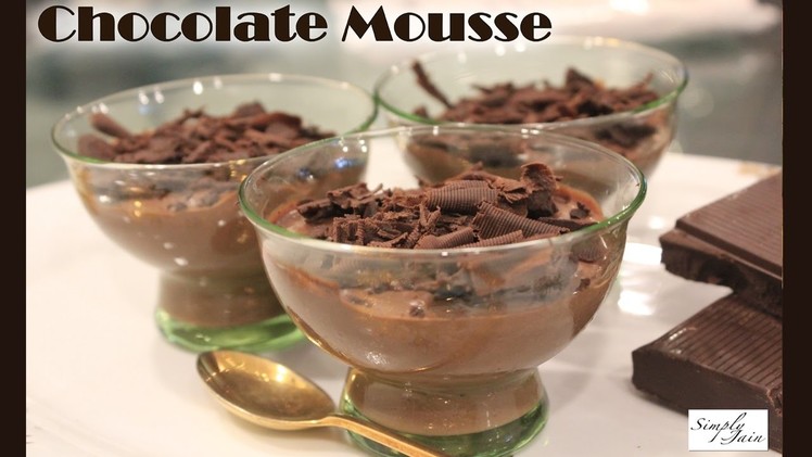 Chocolate Mousse | How To Make Chocolate Mousse Christmas Desserts | Simply Jain