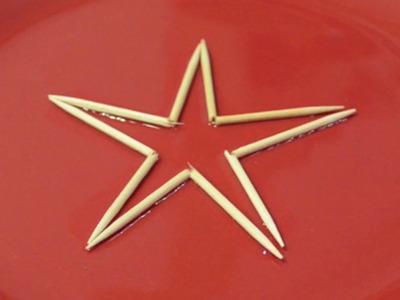 Christmas Experiment: The Toothpick Star