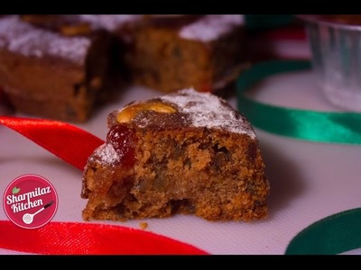 Christmas Fruit Cake Without Alcohol -  Cake in Pressure Cooker - Sharmilazkitchen
