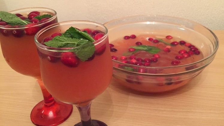 CHRISTMAS PUNCH RECIPE! VERY EASY- VLOGMAS DAY 8