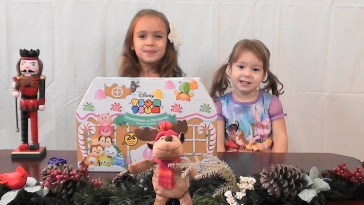 Christmas TSUM TSUM Advent Calendar: Disney Characters: Frozen Elsa, Minnie Mouse, Mickey Mouse