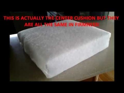 COUCH & CHAIR CUSHION REPLACEMENT (DIY)