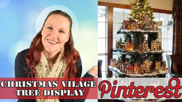 DIY Christmas! -  Village Tree - Pinterest