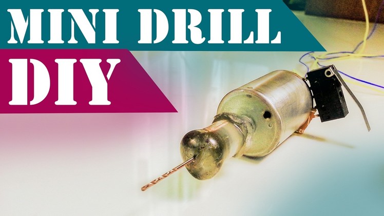 DIY Mini Drill Without a Chuck For PCB drilling