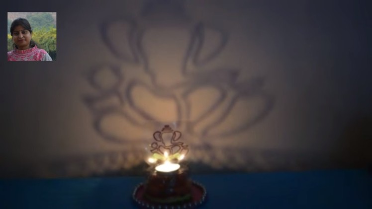 DIY  | Rangoli On Wall | Candle Stand | Nidhi Jain