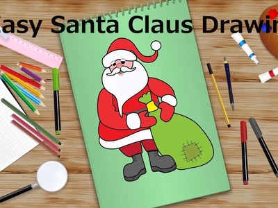 Easy Santa Claus Drawing | Christmas Special | Kids Learning Videos (HD)
