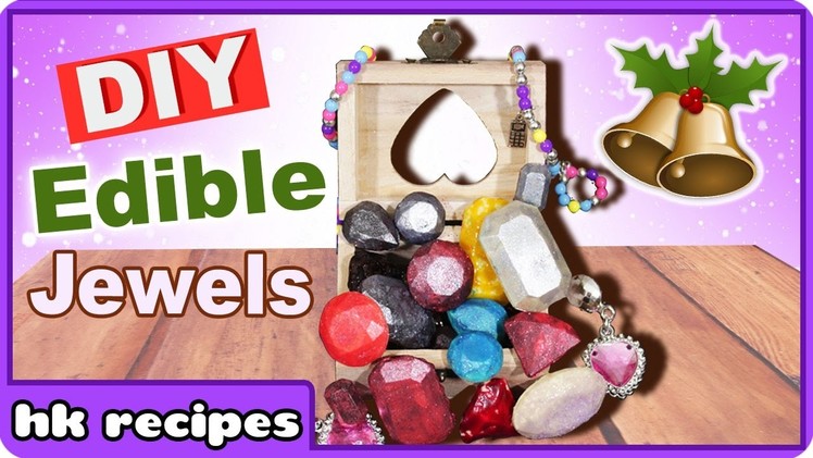 Edible Chocolate Jewels | Edible Christmas Decor | Gem Truffles with Edible Glitter | Christmas DIY