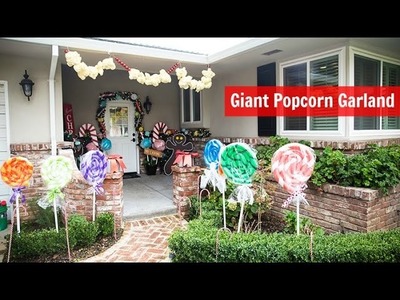 Giant Popcorn Garland Christmas Decoration