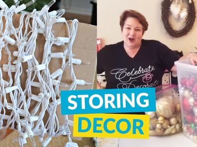 Great Ideas For Storing Christmas Decor