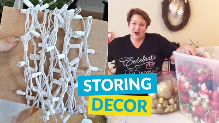 Great Ideas For Storing Christmas Decor