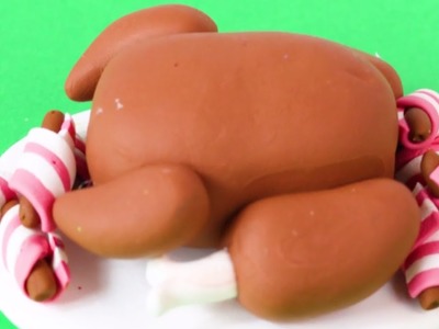 Make Your Own Christmas Dinner from Play Doh 