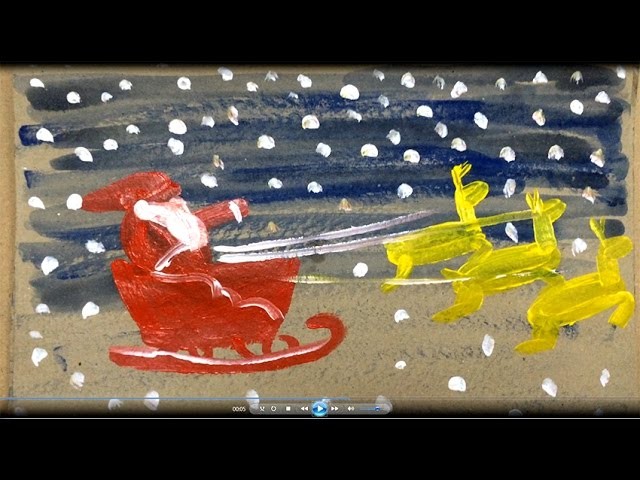 Painting christmas for kids | How to draw santa claus for kids 4 | Painting for kids | Art for kids