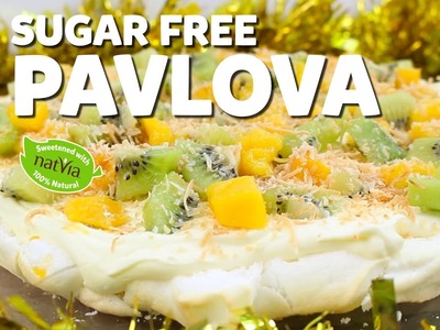 Pavlova! Sugar Free, Gluten Free, LCHF Tropical Christmas Pavlova Recipe